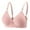 Pink, variant on Bigersell No Underwire Bras for Women Lace V-Neck Push up Wire-Free Bras Ladies Padded Brassiere Hook and Eye Closure Comfortable Everyday Wireless Sports Bras Pink XL