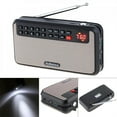 T60 Portable Radio FM Radio Pocket Rechargeable Radio Longest Lasting