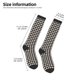 thumbnail image 2 of Fotbe Black and white houndstooth Calcetas Divertidas Estampadas para Hombre y Mujer, Calcetas de Algodón hasta la Rodilla para Caminar, Correr, Enfermería y Embarazo, 2 of 6