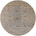 thumbnail image 1 of Ahgly Company Indoor Round Mid-Century Modern Dark Almond Brown Oriental Area Rugs, 7' Round, 1 of 6
