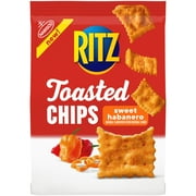 RITZ Toasted Chips Sweet Habanero Crackers, 8.1 oz