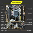 thumbnail image 3 of Placa base para videojuegos H310A4 V2.1, frecuencia de 2666MHz LGA1151(Intel 6/7/8/9.ª generación), Compatible con Core i3/i5/i7 y Celeron/Pentium, 3 of 8