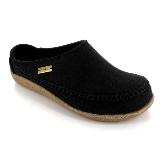 HAFLINGER® Slipper Clog | Blizzard Credo, Black