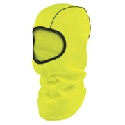 Ergodyne N-Ferno 6821 Winter Ski Mask Balaclava, Thermal Fleece, High Visibility, Lime