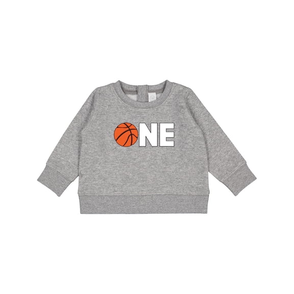 Inktastic One Basketball First Birthday Baby Sweatshirt