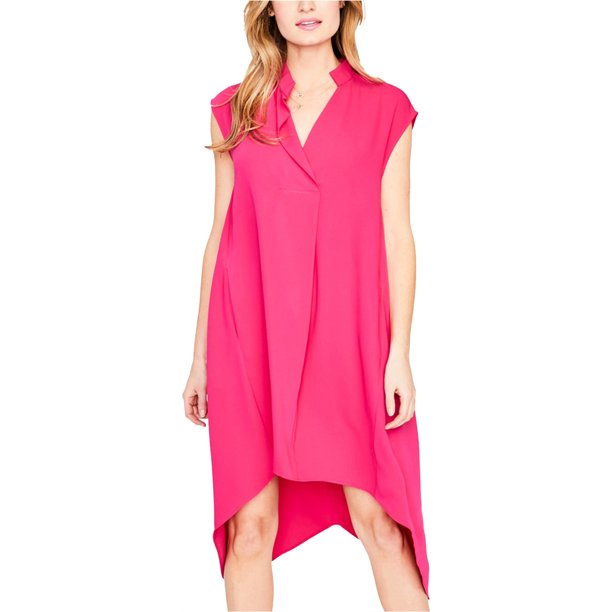 Vestido para mujer Rachel Roy Sydney High-Low Rosa Mediano