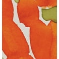 thumbnail image 2 of Simply Daisy's Sunset Tulip 18x14 inch Orange Floral Print Placemat (Set of Four), 2 of 2