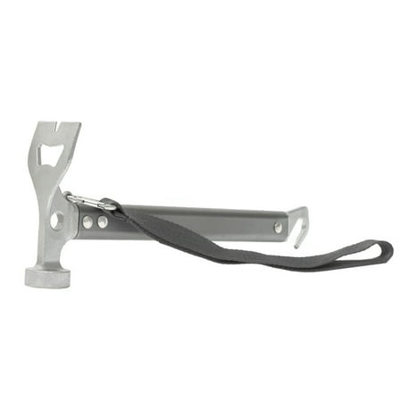 

ZCKK Camping Hammer Multifunctional High Strength Good Hardness Hook Design Labor-saving Tent Stake Remover Portable Outdoor Tent Pegs Hammer for Hunting