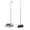White, variant on Long Handle Broom and Dustpan Set, No Bending Cleaning with 35.43 Inch Reach, Built-in Comb for Quick Debris Removal, Space-Efficient Storage for Home Use
