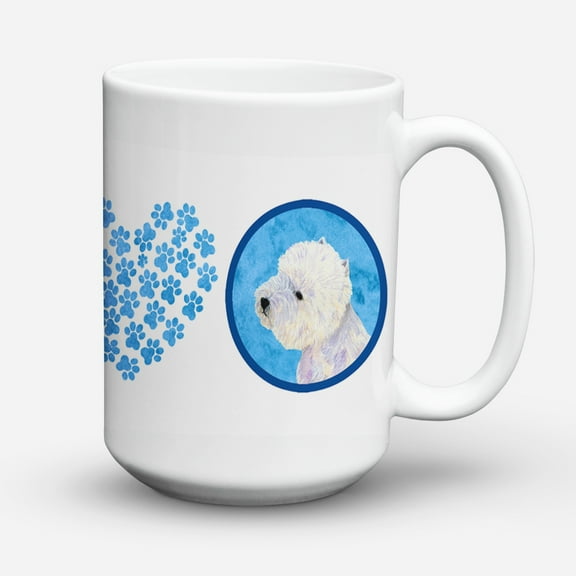 Blue Westie Coffee Mug 15 oz