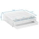 thumbnail image 4 of Soporte elevador para monitor Mount-It! Malla metálica con 2 cajones, color blanco, 4 of 9