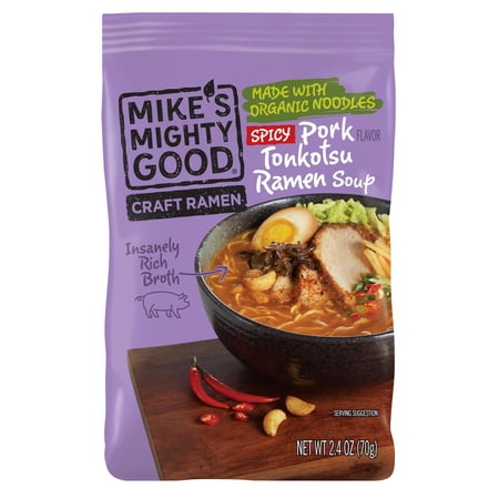 (Pack Of 14) Mikes Mighty Good Soup Ramen Pork Spicy 2.4 Oz