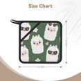 thumbnail image 3 of Pofeuu Alpaca Faces Print Silicone Trivet Mats,Silicone Hot Pads for Kitchen, Silicone Trivets for Hot Pots and Pans, Silicone Hot Pad, 3 of 8