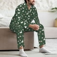 thumbnail image 7 of Sikiie Colorful Mallard Duck Mens Pajama Set, Soft Warm Long Sleeve Sleepwear, Cozy Button-Down Pjs for Men-X-Large, 7 of 7