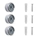 thumbnail image 3 of Wosthever Gancho de almacenamiento de plástico para toallas, soporte de pared, sin perforaciones, colgador para cocina y baño Juegos de accesorios de baño 3 piezas, 3 of 6