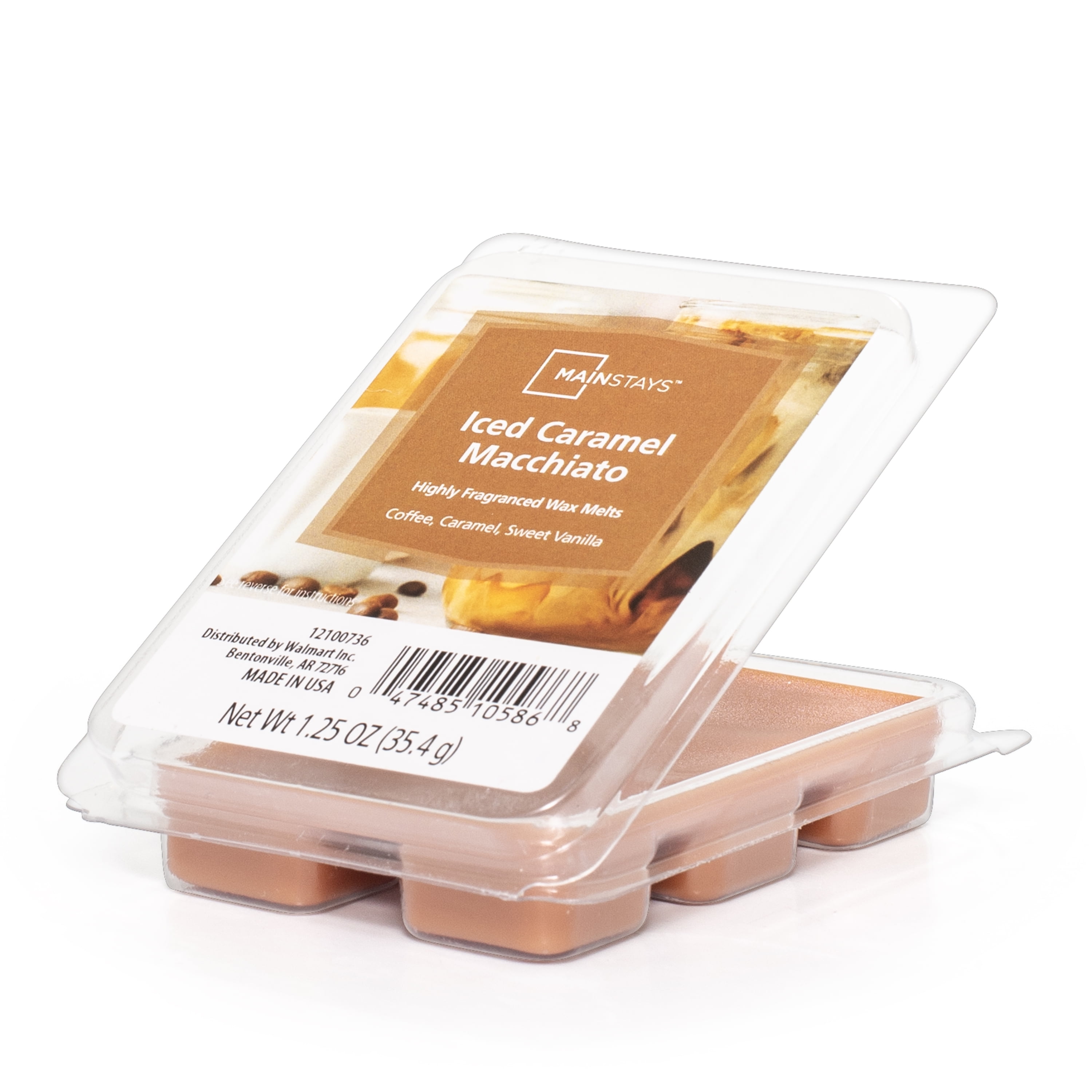 Mainstays Iced Caramel Macchiato Scented Wax Melt, 1.25 oz