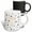 Multicolor, variant on 3drose, Image of Choose Joy Dots Quote, 11oz Magic Transforming Mug