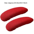 thumbnail image 4 of Par de Fundas para Reposabrazos de Silla de Oficina de Poliéster Desmontables, Elásticas, Lavables e Impermeables Negro, 4 of 5