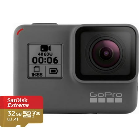 GoPro Hero6 Black Memory Bundle (w/ Free 32GB Sandisk Extreme Card)