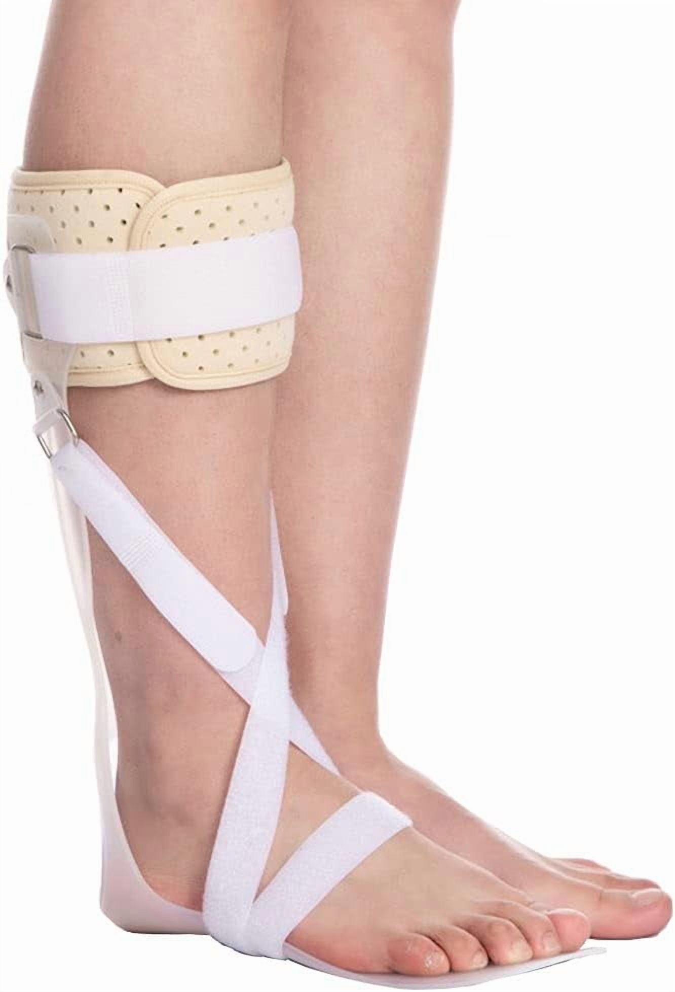 Lightweight Foot Lift & Ankle Support Orthosis, Ergonomic Figure-8 Strap Brace for Improved Walking Form and Balance, Soft & Breathable Design