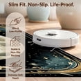 thumbnail image 6 of Design&I 3'x5' Ultra Soft Throw Mat, Snake Witchy Mystical Moon With Celestial Vintage Star Frame None Fluffy Washable Easy Care Indoor rug for Bedside Hallway, 6 of 7