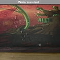 thumbnail image 6 of Ambesonne Fantasy Place Mats Set of 4, Trippy Surreal Cubes, Standard Size, Scarlet Green, 6 of 6