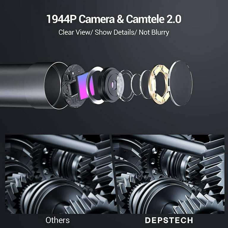 DEPSTECH Wireless Inspection Camera, Upgrade 1944P HD Endoscope