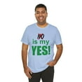 thumbnail image 5 of Amputee Humor TShirt “No is my yes v2” motivational and inspirational shirt, 5 of 6