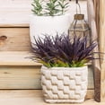 thumbnail image 7 of ZOELNIC 4/8Pcs Artificial Grass Plants Outdoor UV Resistant Fake Faux Greenery Stems for Home Window Garden Office Patio Pathway Front Porch Garden Decor, 7 of 7