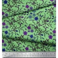 thumbnail image 3 of Soimoi Cotton Duck Fabric Leaves & Floral Artistic Print Fabric by The Yard 42 Inch Wide, 3 of 3
