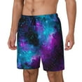 thumbnail image 5 of Mens Galaxy 2 in 1 Quick Dry Swim Trunks with Compression Liner Beach Shorts, 5 of 6