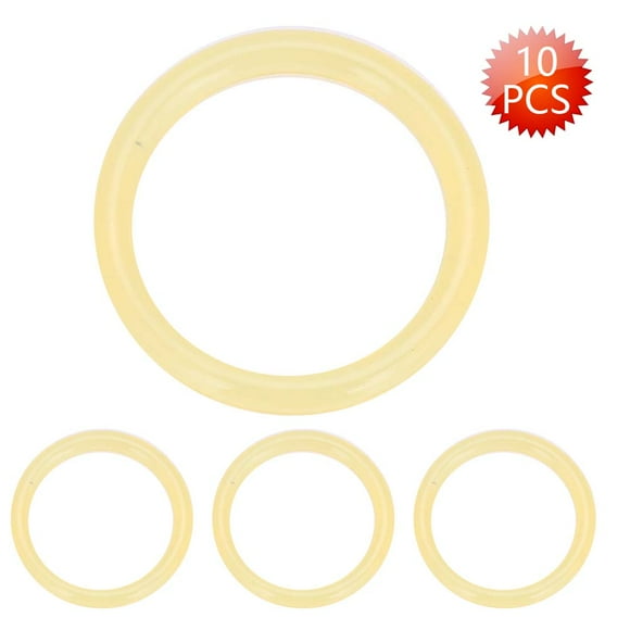 10pcs 13.8*1.9mm High Strength Polyurethane O Rings for Paintball Gun CO2 Air Tank (Beige)