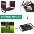 thumbnail image 4 of Garden Kneeler and Seat 10.64” Wider Larger Soft Kneeling Pad Garden Bench with 2 Large Tool Pouches Heavy Duty Garden Stool Foldable Tools Gardening Gifts for Women Men Gardeners, 4 of 7