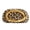 Brown, variant on Women's Leopard Print PU Leather Clutch Bag Metal Handle Handbag Stone Evening Bag for Wedding Party Prom