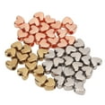 thumbnail image 2 of Heart Beads, Spacer Beads Durable Plastic 3 Colors 50 Pieces  For Necklace For Earring For Bracelet, 2 of 8