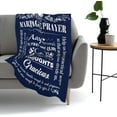 thumbnail image 4 of Marriage Prayer, Wedding Gifts for Newlyweds, Marriage Prayer Wedding Gifts 50" x 60" Blankets, Engagement Gifts for Couples Christian Religious Prayer Quote, Bridal Shower Gifts, 4 of 6
