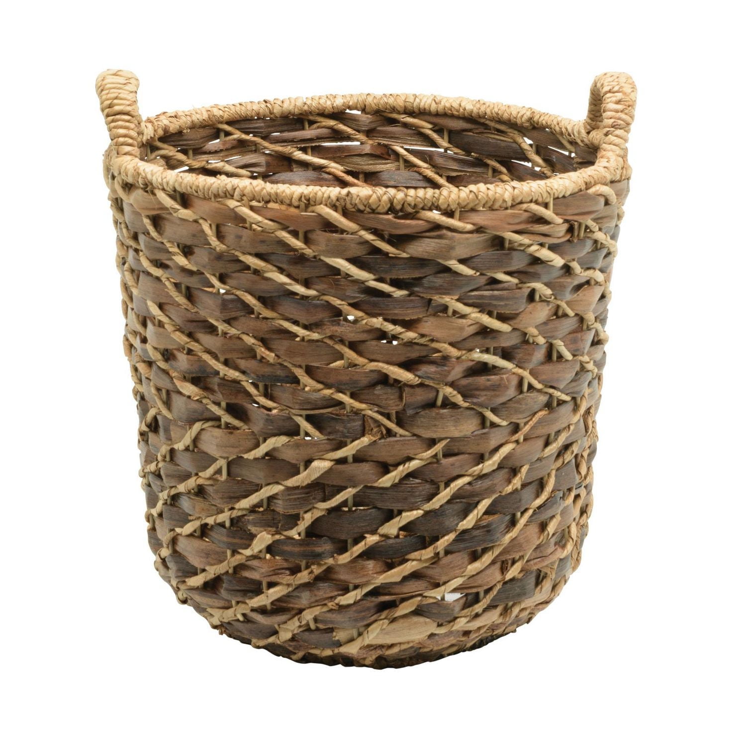 Bacbac and Bangkuang Storage Basket, Made with Natural Fibers, Brown, Woven Reed Basket