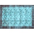 thumbnail image 1 of Ahgly Company Indoor Rectangle Persian Light Blue Traditional Area Rugs, 7' x 10', 1 of 4