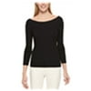 Tommy Hilfiger Womens Reverse Shawl Pullover Sweater, Black, X-Small