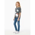 thumbnail image 4 of The Powerpuff Girls x Hello Kitty and Friends Girl’s Boxy Mineral Washed Graphic Crewneck Tee with Short Sleeves, Sizes 4-16, 4 of 8