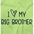 thumbnail image 2 of I Love My Big Brother Younger Sibling Toddler Boy Girl T Shirt Infant Toddler Brisco Brands 12M, 2 of 6