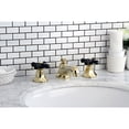 thumbnail image 2 of Kingston Brass KS4462PKX Duchess Widespread Bathroom Faucet with Brass Pop-Up, Polished Brass, 2 of 3