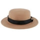 thumbnail image 4 of Moda Fedora sombrero sombrero hombres invierno Trilby Zulema Sombrero Fedora para hombre, 4 of 8