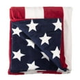 thumbnail image 1 of SARO TH005.R5060 Red  White &amp; Blue American Flag Throw, 1 of 1