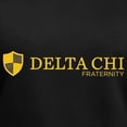 thumbnail image 3 of CafePress - Delta Chi Logo Yellow T Shirt - Women's V-Neck Dark T-Shirt, 3 of 4