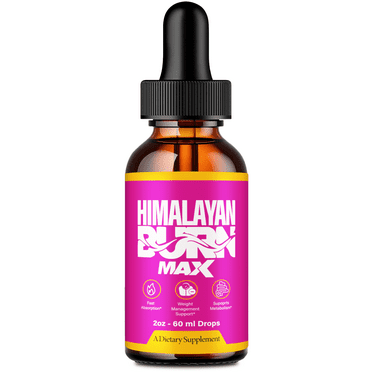 Himalayan Burn Max Drops HimalayanBurn Max Advanced Liquid Drop Supplement, Himalayan Burn Pink Salt Overall Wellness Supplement, Himalayan Burner Liquid Formula Daily Wellness Support (1 Pack)