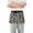 Animal Footprints and Bones, variant on Bulldog with Scarf Server Apron with 3 Pockets Waterproof Waitress Waist Short Apron for Man Woman 12 Inches