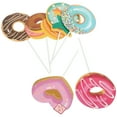 thumbnail image 3 of 24 Uds Donut Cupcake Toppers selecciones de helado decoraciones para pasteles decoración de fiesta de cumpleaños, 3 of 5