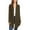 Olive, variant on Women's Solid Casual Basic Comfy Loose Fit Long Sleeve Open Front cardigan