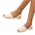 thumbnail image 3 of Zapatos de mujer Moda Color sólido Minimalista Temperamento Cómodo Boca de pescado Zapatillas Sandalias Wmkox8yii  shjk8093, 3 of 9